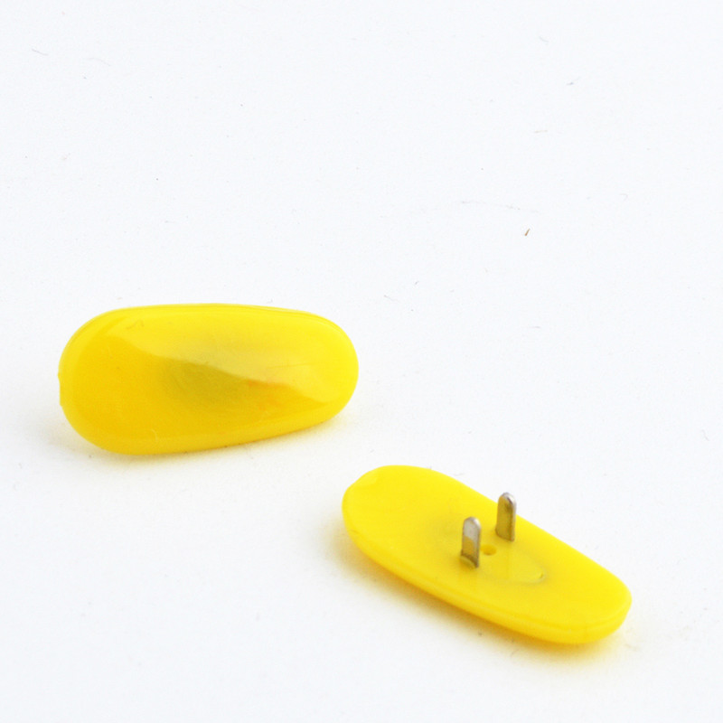 20 komada crnih žutih crvenih naočala naočala za naočale Mekani PVC jastučići za nos s dodacima za metalnu jezgru 16 mm