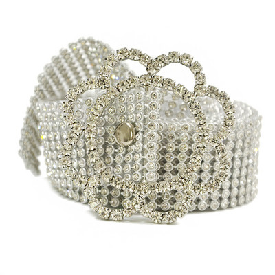 Fényes, fényes női öv lánc luxus édes deréköv 2022 divatos övek teljes gyémánt strassz kristály öv