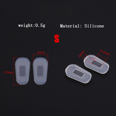 1paar silikoonprille Ninapadi libisemisvastane ninapadi prillid padjad Nina sissetungimisvastane nina dekompressioon nina varruka tarvik