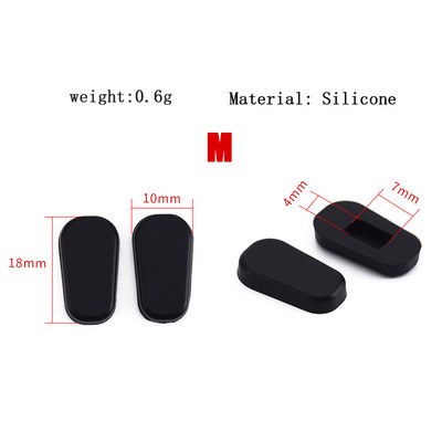 1paar silikoonprille Ninapadi libisemisvastane ninapadi prillid padjad Nina sissetungimisvastane nina dekompressioon nina varruka tarvik