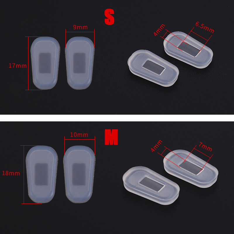 1paar silikoonprille Ninapadi libisemisvastane ninapadi prillid padjad Nina sissetungimisvastane nina dekompressioon nina varruka tarvik