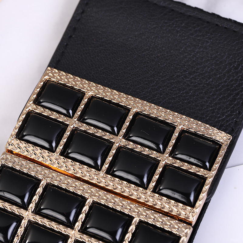 Divatos női rugalmas, széles derékú pulóver kabát ruha dekoráció új öv női övek kiváló minőségű női luxusmárka