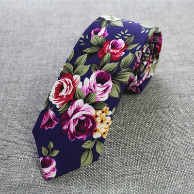 RBOCOTT Retro virágos nyakkendők Paisley nyakkendő 6 cm-es pamut nyakkendők férfiaknak divatos alkalmi karcsú nyakkendők vékony nyakkendők esküvői öltönyhöz