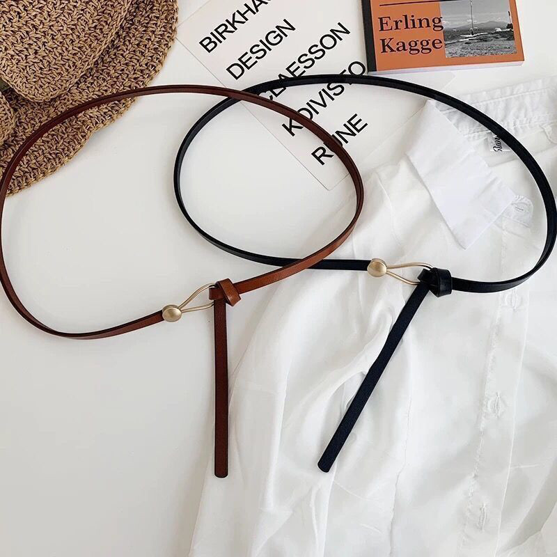 Új luxusmárka női övek vékony arany csatos bőrszíj ruha nadrághoz alkalmi fekete női női dizájner derékpánt