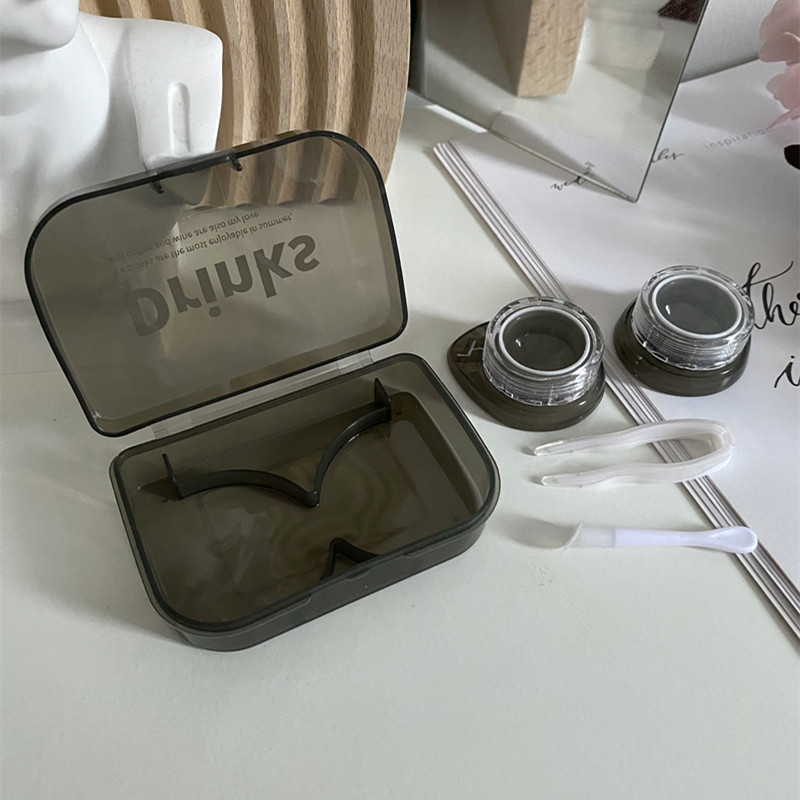 Jednostavna ljepota Partnerska kutija za njegu kontaktnih leća Prozirna kutija za kontaktne leće Kutija za pohranu Ultra lagana