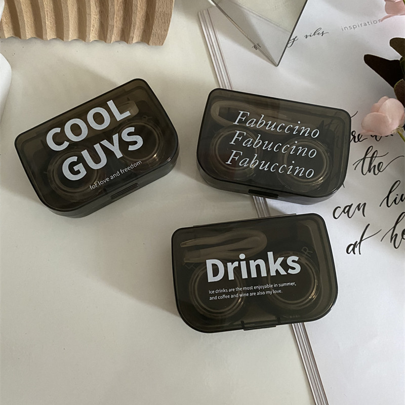 Jednostavna ljepota Partnerska kutija za njegu kontaktnih leća Prozirna kutija za kontaktne leće Kutija za pohranu Ultra lagana