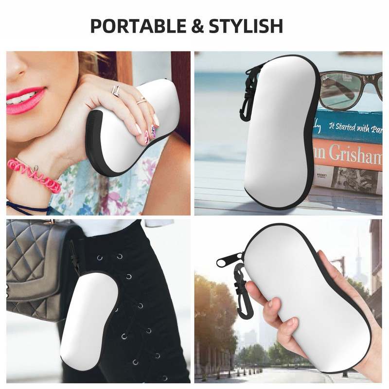 Tüdrukute klaasiümbrised Kawaii Black Cat Lady Pehmed kandekott Prillid Kattekott Päikeseprillid/prillide kaitsekarp Prillide tarvikud