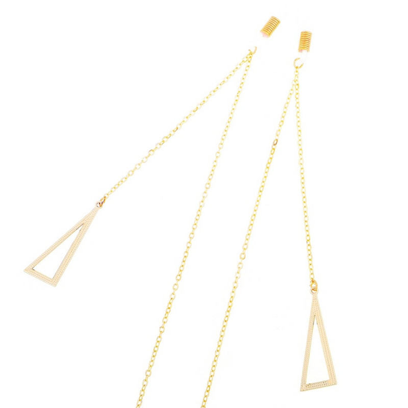 Szakáll/háromszög/hold strassz medál olvasószemüveg lánc divattartó nyak fém zsinór szíj lánc napszemüveghez szemüveg