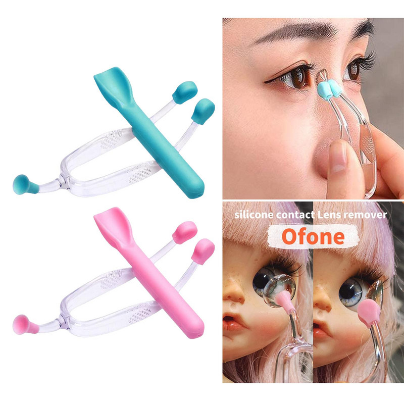 Puha kontaktlencse-eltávolító tapadókorongos applikátor RGP hordozó tartóval