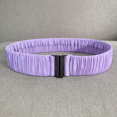 PU hajtogatott rugalmas öv női divat alkalmi luxus dizájn kabát kabát vékony derék tunika öv gótikus retro derékpánt