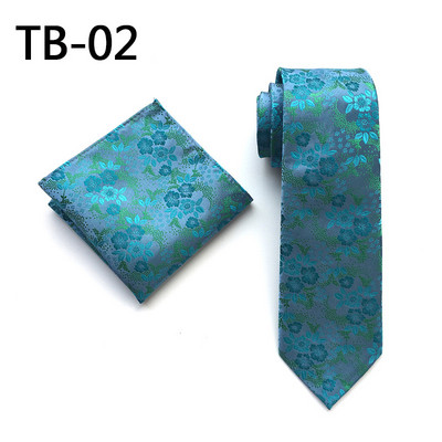 Meeste lillelips Kingitused meestele Pulmasärk Cravate Pour Homme Jacquard kootud kaelaside peoansambel Cravate Et Mouchoir