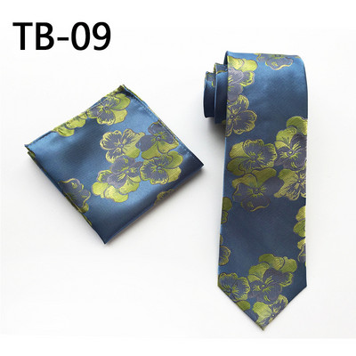 Meeste lillelips Kingitused meestele Pulmasärk Cravate Pour Homme Jacquard kootud kaelaside peoansambel Cravate Et Mouchoir