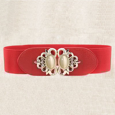 21 vrsta Novi ženski elastični široki remen Debeli vintage totem print Rastezljivi kožni remen oko struka za haljinu Korzet Cinch pojas Z30