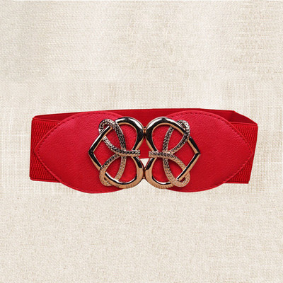 21 vrsta Novi ženski elastični široki remen Debeli vintage totem print Rastezljivi kožni remen oko struka za haljinu Korzet Cinch pojas Z30