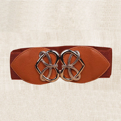 21 vrsta Novi ženski elastični široki remen Debeli vintage totem print Rastezljivi kožni remen oko struka za haljinu Korzet Cinch pojas Z30