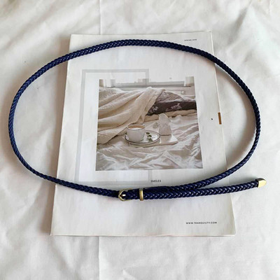 Nem lyukasztó fonott öv női retro ruha vékony öves női alkalmi derékkötél díszítő női deréköv fűző öv nyár