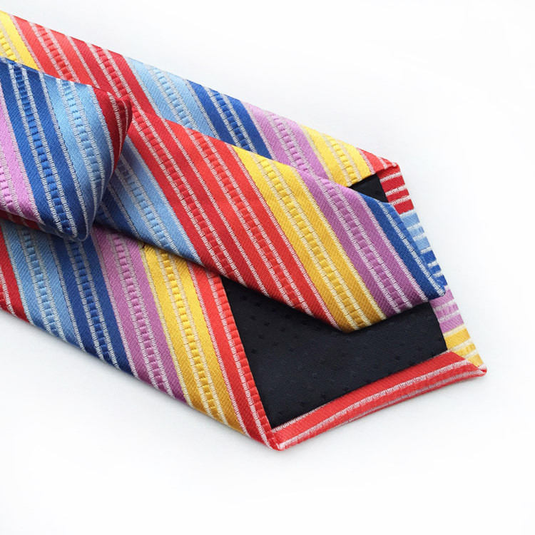 8 cm-es férfi nyakkendők divatos többszínű rózsaszín zöld piros fekete csíkos nyakkendő Gravata vékony nyakkendő klasszikus üzleti esküvői nyakkendő férfiaknak