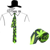 Muške kravate Kravata Poklon Vjenčane košulje Kravata Kravata za muškarce 2 inča široka lista konoplje Weed Party Woven Klasični dizajn marke