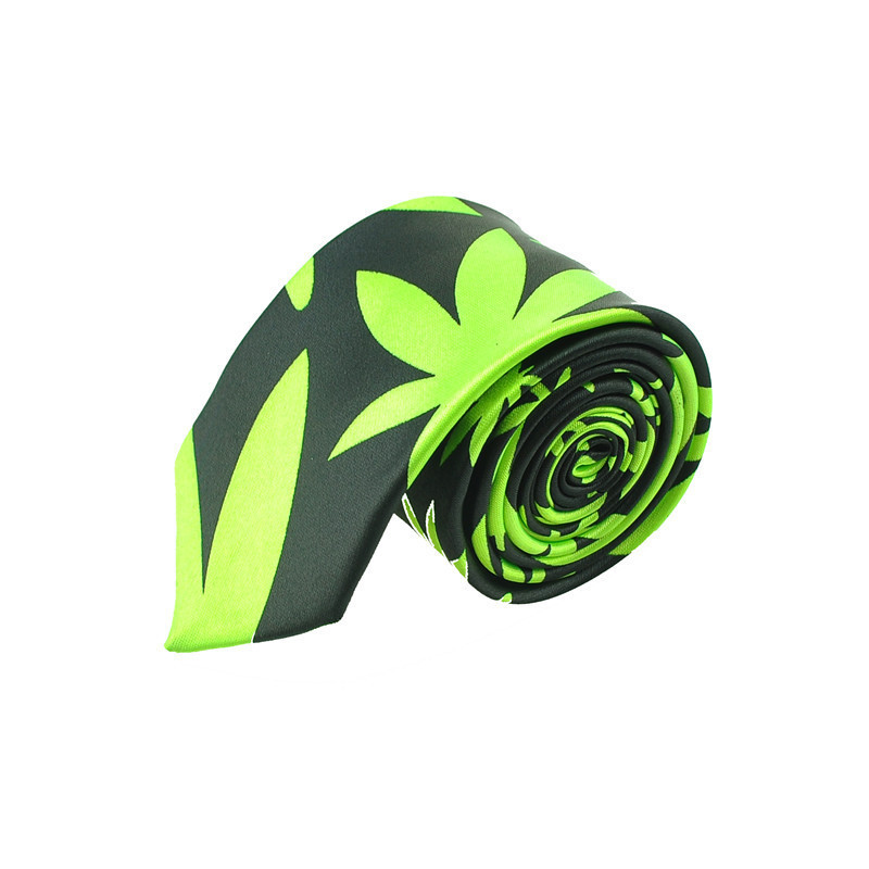 Muške kravate Kravata Poklon Vjenčane košulje Kravata Kravata za muškarce 2 inča široka lista konoplje Weed Party Woven Klasični dizajn marke