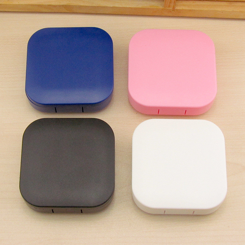 estuche para gafas Travel Classic, portabil, din plastic, pentru lentile de contact, pentru bărbați și femei. Suport container pentru lentile, contact vizual