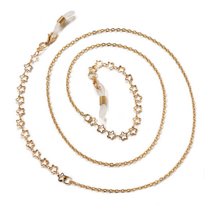 Novi lančići za naočale za žene Kristalni lančići za sunčane naočale za čitanje Držač za naočale Zlatno srebrne boje Traka za naočale