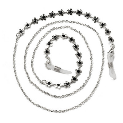 Novi lančići za naočale za žene Kristalni lančići za sunčane naočale za čitanje Držač za naočale Zlatno srebrne boje Traka za naočale