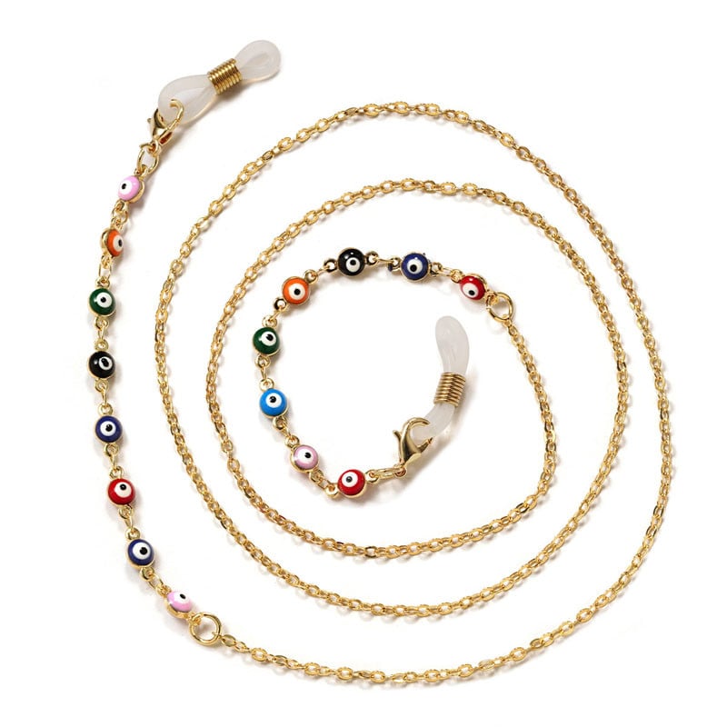 Novi lančići za naočale za žene Kristalni lančići za sunčane naočale za čitanje Držač za naočale Zlatno srebrne boje Traka za naočale