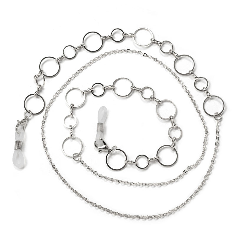 Novi lančići za naočale za žene Kristalni lančići za sunčane naočale za čitanje Držač za naočale Zlatno srebrne boje Traka za naočale