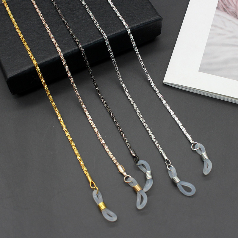 Moda Ochelari Lanț Atârnă Măști Suport Metal Oculare Gât Pandantiv Masca Femei Accesorii