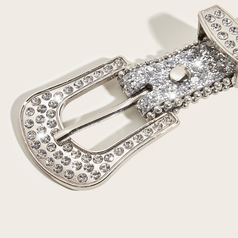 Strasszos deréköv Jean öv strasszos derékszíj Kristály öv Bling strassz öv Női divat Cowgirl Western