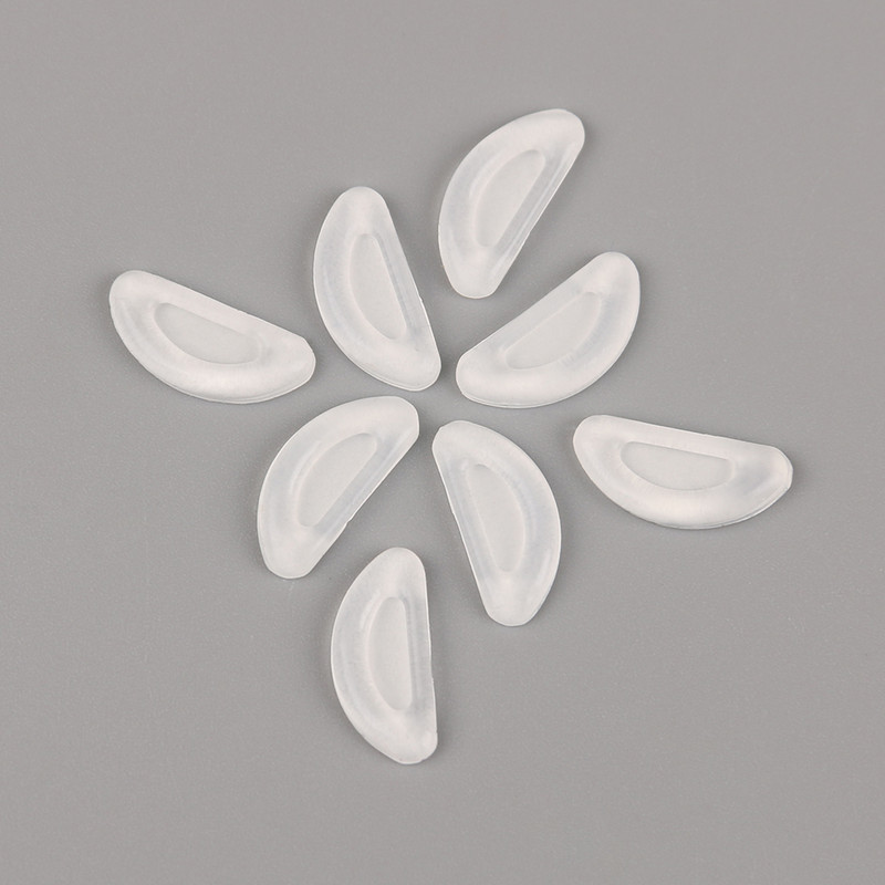 Novi 5 pari mini naočala Jastučići za nos Ljepljivi silikonski jastučići za nos Neklizajući bijeli tanki jastučići za nos Naočale Naočale Sunčane naočale