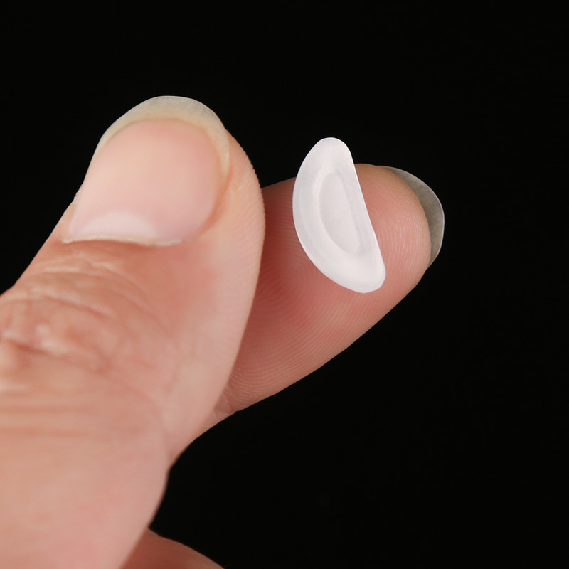 Novi 5 pari mini naočala Jastučići za nos Ljepljivi silikonski jastučići za nos Neklizajući bijeli tanki jastučići za nos Naočale Naočale Sunčane naočale