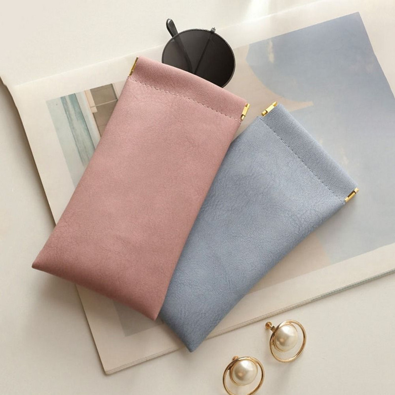 PU bőr szemüveg tároló táska automatikus zárt napszemüveg tok vízálló tasak szemüveg védő borítás szemüveg tároló táska