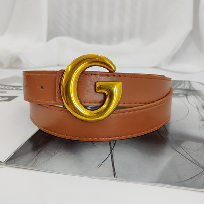 Designer övek Női Minőségi Luxus Pu Bőr Női Derék Farmer Öv Fehér Derékszíj Női nadrág Szíj G Csat