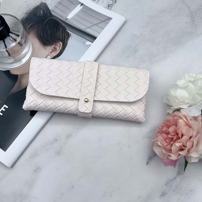 Uus pehme Pu-nahast prillid päikeseprillide ümbris Mugav kaasaskantav ühevärviline prillikoti kott