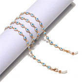 Modni lanac maske za zle oči, trake za naočale za žene Retro metalni lančići za sunčane naočale, držač naočala, remen za vrat