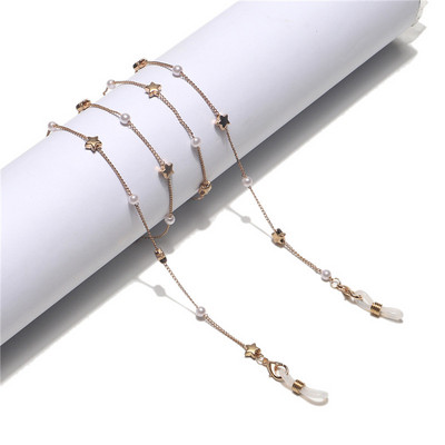 Modni lanac maske za zle oči, trake za naočale za žene Retro metalni lančići za sunčane naočale, držač naočala, remen za vrat