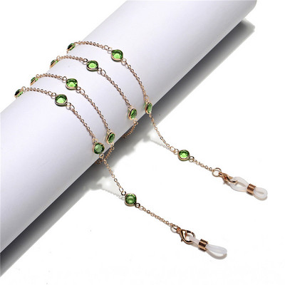 Modni lanac maske za zle oči, trake za naočale za žene Retro metalni lančići za sunčane naočale, držač naočala, remen za vrat