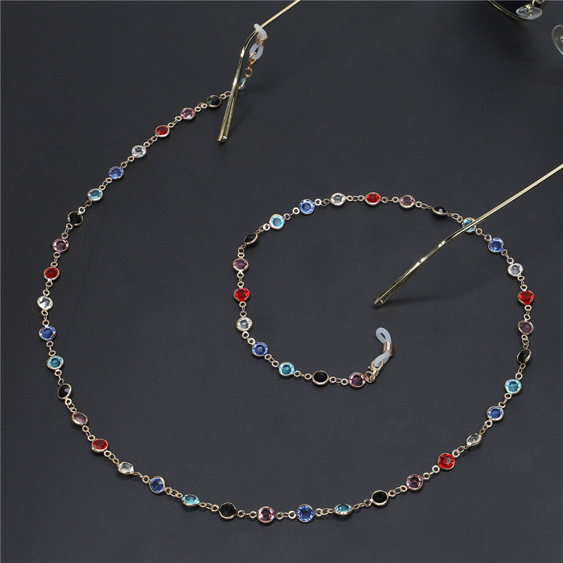 Modni lanac maske za zle oči, trake za naočale za žene Retro metalni lančići za sunčane naočale, držač naočala, remen za vrat