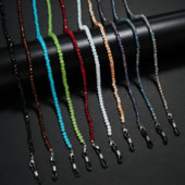 Trendi lančić za naočale za žene Anti-Lost Crystal Sunčane naočale Traka za masku Traka za vrat Kabel za vješanje na vratu Lanac za naočale Nakit Poklon