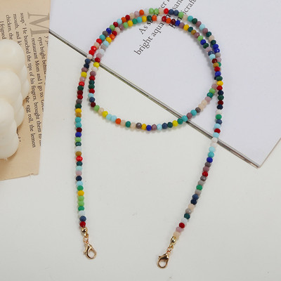 Trendi lančić za naočale za žene Anti-Lost Crystal Sunčane naočale Traka za masku Traka za vrat Kabel za vješanje na vratu Lanac za naočale Nakit Poklon