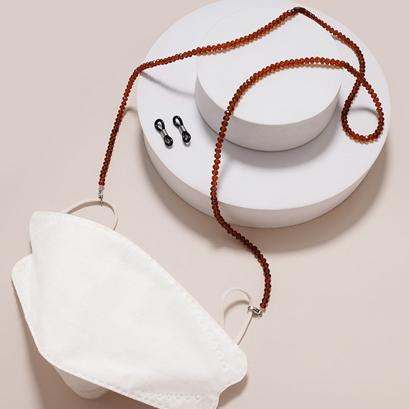 Trendi lančić za naočale za žene Anti-Lost Crystal Sunčane naočale Traka za masku Traka za vrat Kabel za vješanje na vratu Lanac za naočale Nakit Poklon