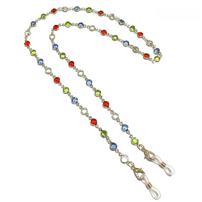 Nova moda Mjesečev privjesak Crni lanac za naočale za žene Cool Girls Sunčane naočale Ladyard Kabel za naočale Maska Traka za vrat Nakit Poklon