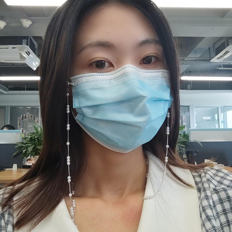 Skyrim Fashion Pearl helmestega ketipaelad prillidele naistele tüdrukutele päikeseprillid ketid kaelarihma köis prillid nööri maski hoidja