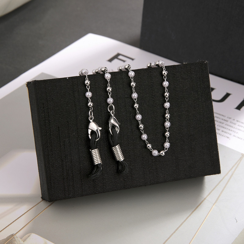 Skyrim Fashion Pearl helmestega ketipaelad prillidele naistele tüdrukutele päikeseprillid ketid kaelarihma köis prillid nööri maski hoidja