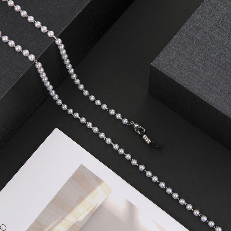 Skyrim Fashion Pearl helmestega ketipaelad prillidele naistele tüdrukutele päikeseprillid ketid kaelarihma köis prillid nööri maski hoidja