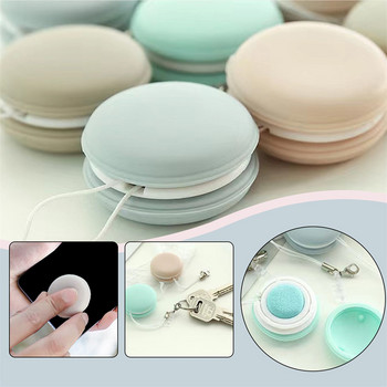 Candy Color Macaron Shape Cleaning Cloth Слънчеви очила Reading Glasses Wipe Myopia Glasses Phone Multifunction Cleaning Tools