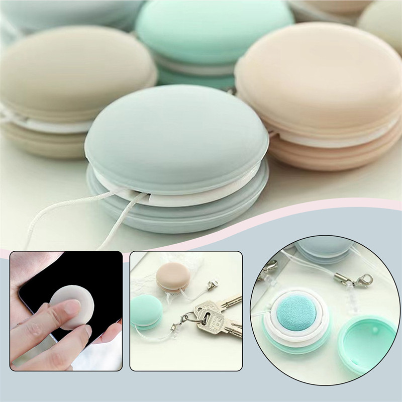 Candy Color Macaron Shape Tisztítókendő Napszemüvegek Olvasószemüveg Törölköző Rövidlátás Szemüveg Telefon Többfunkciós Tisztítóeszközök