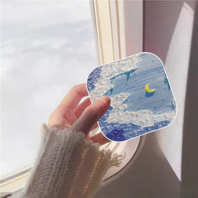 Vruća slatka Blue whale Mount Fuji Contact Len torbica Putna naočala Kutija za leće za uniseks Držač kompleta za njegu očiju Posuda za podršku Poklon