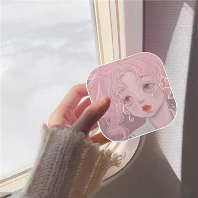 Vruća slatka Blue whale Mount Fuji Contact Len torbica Putna naočala Kutija za leće za uniseks Držač kompleta za njegu očiju Posuda za podršku Poklon